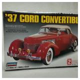 1937 Cord Convertible 1:25 Lindberg Tape Sealed