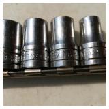 (13) Standard  8pt Snap On Sockets 3/8-1 1/16