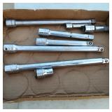 (8) Craftsman Ratchet Extensions