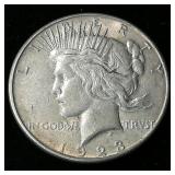 1923 Peace Silver Dollar $1