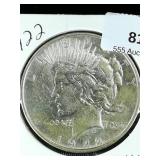 1922 Silver Peace Dollar $1