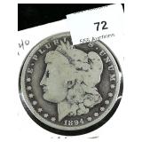 1894 O Morgan Silver Dollar $1