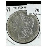 1889 Morgan Silver Dollar $1