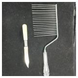 Sterling Handled Knife and Angle Food Cake Breaker
