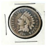 1861 Indian Head Penny 1c G CoinSnap
