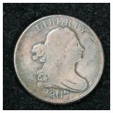 1807 Half Cent 1/2c F CoinSnap