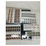 (4) Sleeves Stamps Partial Sheets Unused