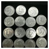 (15) 1974 D Ike Dollars