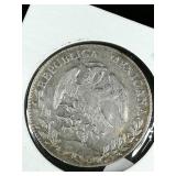 1895 Mexico 90% Silver Real