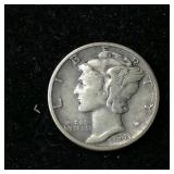1943 Mercury Dime 10c