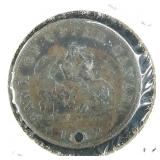 1852 Bank of Upper Canada Half Penny 1/2c