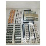 (4) Sleeves Stamps Partial Sheets Unused