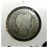 1892 Barber Dime 10c