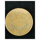 1865 Union Shield Two Cent 2c
