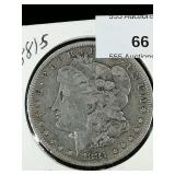 1881 S Morgan Silver Dollar $1