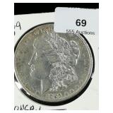 1889 Morgan Silver Dollar $1