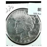1922 S Silver Peace Dollar $1