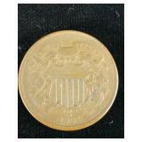 1864 Union Shield Two Cent 2c VF CoinSnap