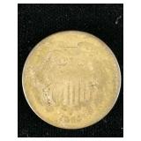 1864 Union Shield Two Cent 2c