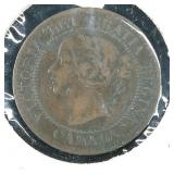 1859 Canada Large Cent 1c
