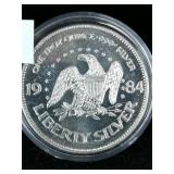 1984 One Troy Ounce .999 Silver