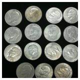 (15) 1972 P Type 1 Ike Dollars