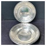 Pair of Wallace Sterling Silver Bowls Marked 3629