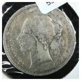 1875 Great Britain Shilling .925 Silver