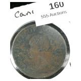 1837 Canada Half Penny 1/2c