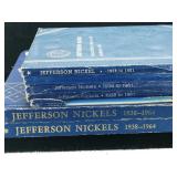 (342+/-) 1938-64 Jefferson Nickels Includes War