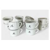(12) United Airlines Coffee Cups