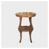 Circular Oak Table 20" D by 30" H