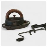 Simmons Hardware Sad Iron with Heating Base