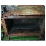 Wooden Work Bench with Vice (Great Tool Display)