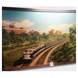 Framed Union Pacific Print Featuring St. Louis