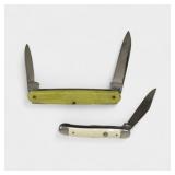 (2) Pocket Knives (Mother of Pearl & Bakelite)