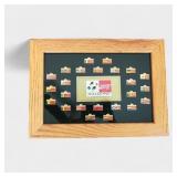 1990 World Cup Framed Souviner Pin Set