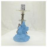Ballerina Blue Glass Lamp