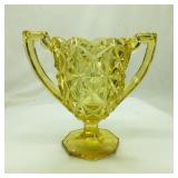 Yellow Manganese Fluorescent Trophy Vase