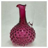 Hobnail Burgundy Olive Oil Dispenser