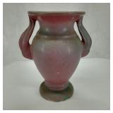 Niloak Double Handled Pink Pottery 6" Vase