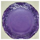 12" Metallic Lavender Platter
