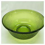 8" Green Glass Mixing Bowl