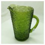 Anchor Hocking Soreno Crinkle Glass 7" Pitcher