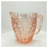 Jeanette Glass Holiday Rose Buttons & Bows Pitcher