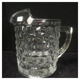 Fostria American Pattern Lipped Ice Jug