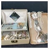 Box of Costume Jewelry