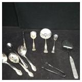 (4) Late Victorian Silverplate Serving Utensils...