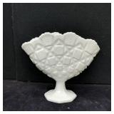 Westmoreland Milk Glass Fan Vase
