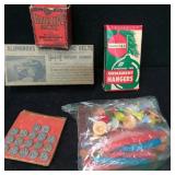 Ornament Hangers Numbering Tacts, Old Boxes